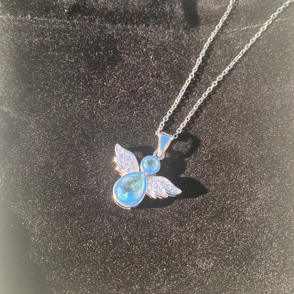 Blue angel necklace - Picture 3 of 3